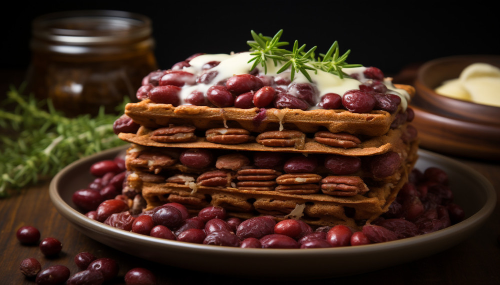Recette d’un d’aliment bon pour le moral : les gaufres avoines et haricots rouges